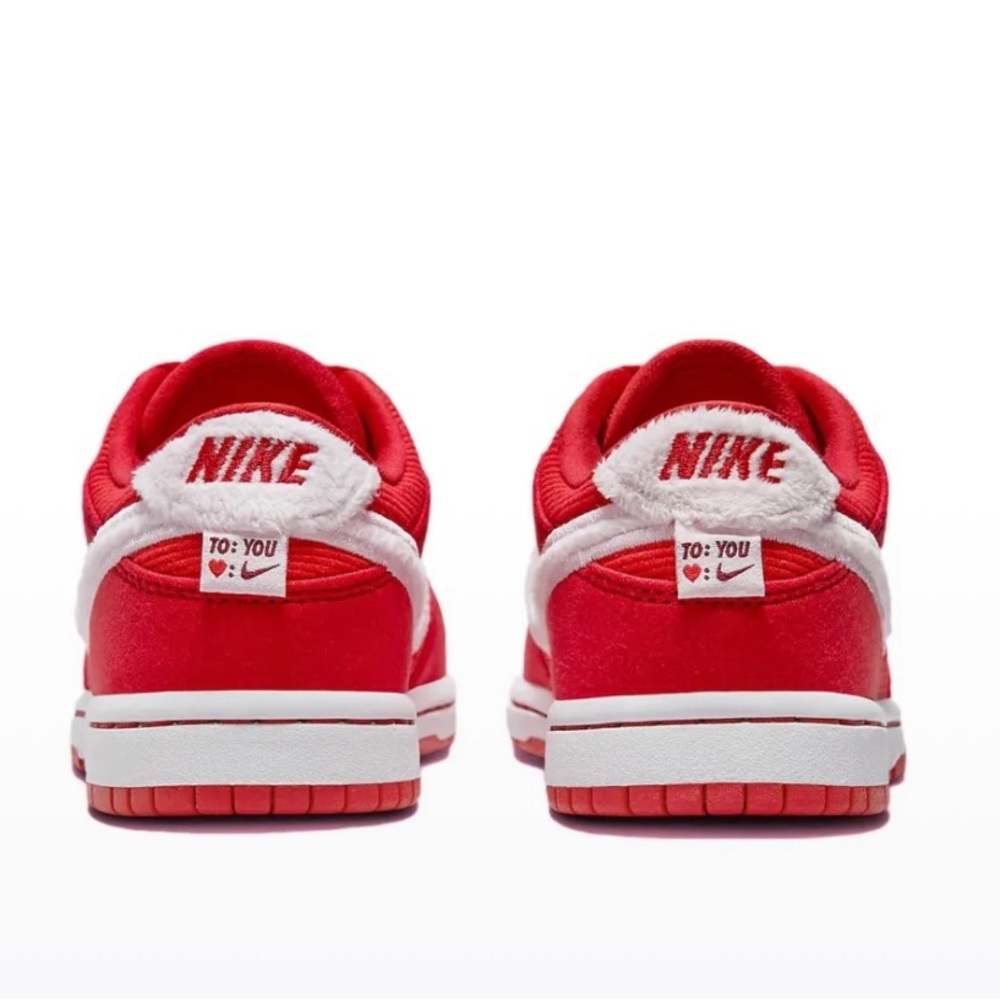 Nike Dunk Low Valentine's Day Red Pink FZ3549-612 PS Size/ FZ3551-612 TD Size - Picture 8 of 16